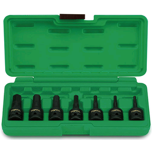 Набор головок HEX ударных 1/2" 4-14мм 7 ед. GDAI0702 TOPTUL