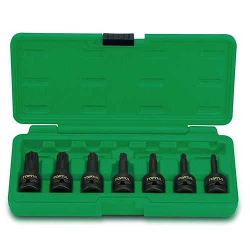 Набор головок TORX ударных 1/2" Т30-T70 7ед. GDAI0701 TOPTUL