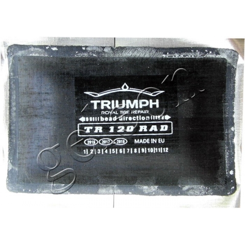 Пластырь TR-120 RAD TRIUMPH кордовый радиальный 10шт. 80x125mm
