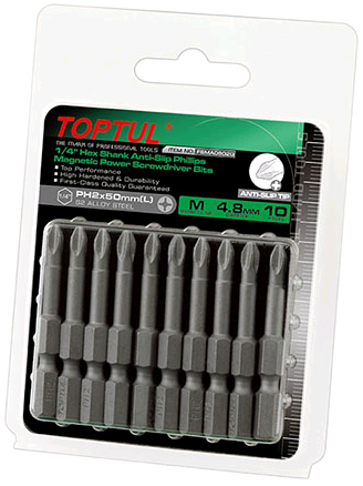   1/4" 50 PH2 FSMA0802G TOPTUL