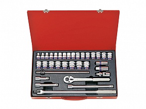 Набор головок 1/2" 33 ед. 6-ти гранные, (8-32mm) 4534MR KING TONY