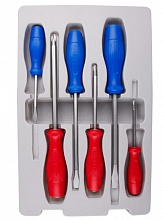 Набор отверток в коробке, силовые, 6 предметов (1481&1482 SERIES) 36206MR KING TONY