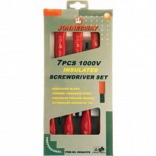Набор отверток диэлектрических, 7 предметов, D02AC07S JONNESWAY