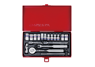 Набор головок 1/4" 18 ед. 6-ти гранные 2518MR01 KING TONY