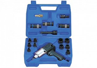 Пневматический гайковерт 1/2" 678 Нм с головками 44116MP KING TONY