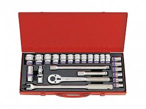 Набор головок 1/2" 24 ед. 12-ти гранные, (10-32mm) 4032MR KING TONY