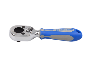 Трещотка 1/4", 108 мм, 72 зубца, флажковая, для вставок (бит) 2765-04G KING TONY