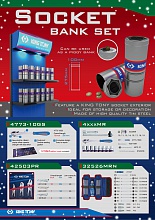 Набор головок1/2" 11 предметов (SOCKET BANK) P4311MR04 P4311MR04