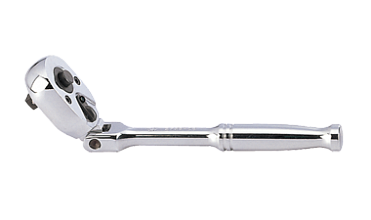 Трещотка 1/4" с карданом полированная рукоятка 2781-06P KING TONY