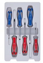 Набор отверток в коробке, 6 предметов 31116MR KING TONY