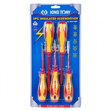 Набор отверток, диэлектрические, 5 предметов 30615MR KING TONY