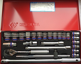 Набор головок 1/2" 12 ед. 12-ти гранные, (10-32mm) 4226MR01 KING TONY