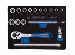    1/4"DR. 17  (EVA ) 9-2516MRV03 KING TONY