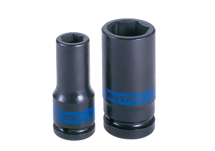 Головка глубокая . 27мм, 3/4", 6-гр., тонкостенная, L=80мм, Cr-Mo 693527M KING TONY