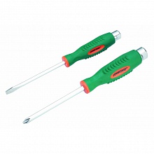 Отвертка  ударная, силовая под ключ, шлицевая SL9,5x, D70S9175 JONNESWAY