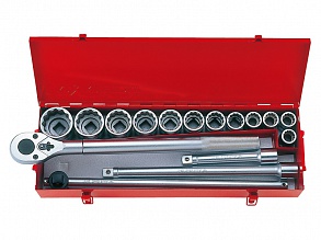Набор головок 3/4" 16 ед. 12-ти гранные (21-50мм) 6016MR KING TONY