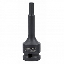 Торцевая головка 1/2"Dr ударная шестигранник H7, L78мм, S05A4H7 JONNESWAY