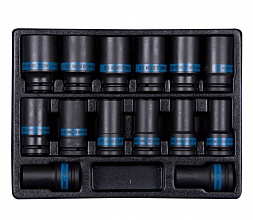 Набор торцевых головок 3/4" ударных 14ед (19-41mm) 9-6414MP KING TONY