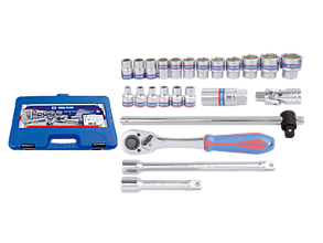 Набор головок 1/2" 24 ед. 6-ти гранные, (8-32mm) ST4528MR KING TONY