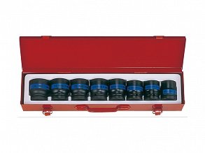 Набор головок ударных 3/4" 8 ед. 6-ти гранные, 27-38мм 6409MP01 KING TONY